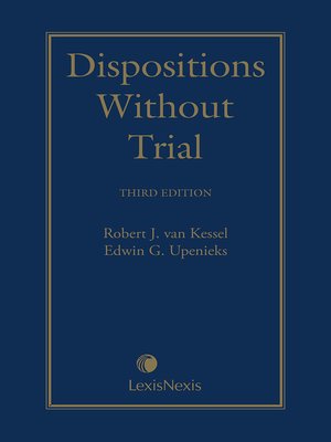 cover image of Dispositions Without Trial